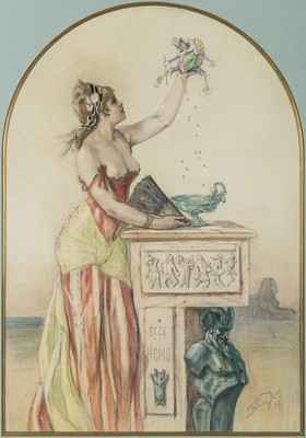 Rops_La Dame au patin II